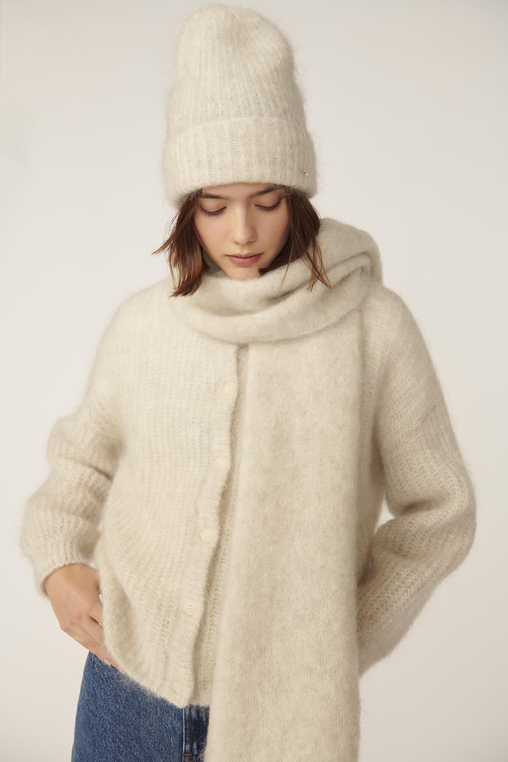 Scarf Alouette Gris Chine