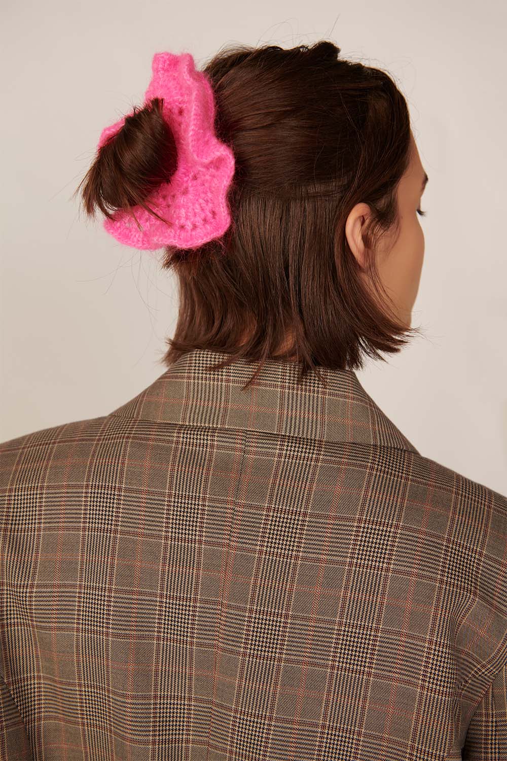 Chouchou Baia Rose Fluo