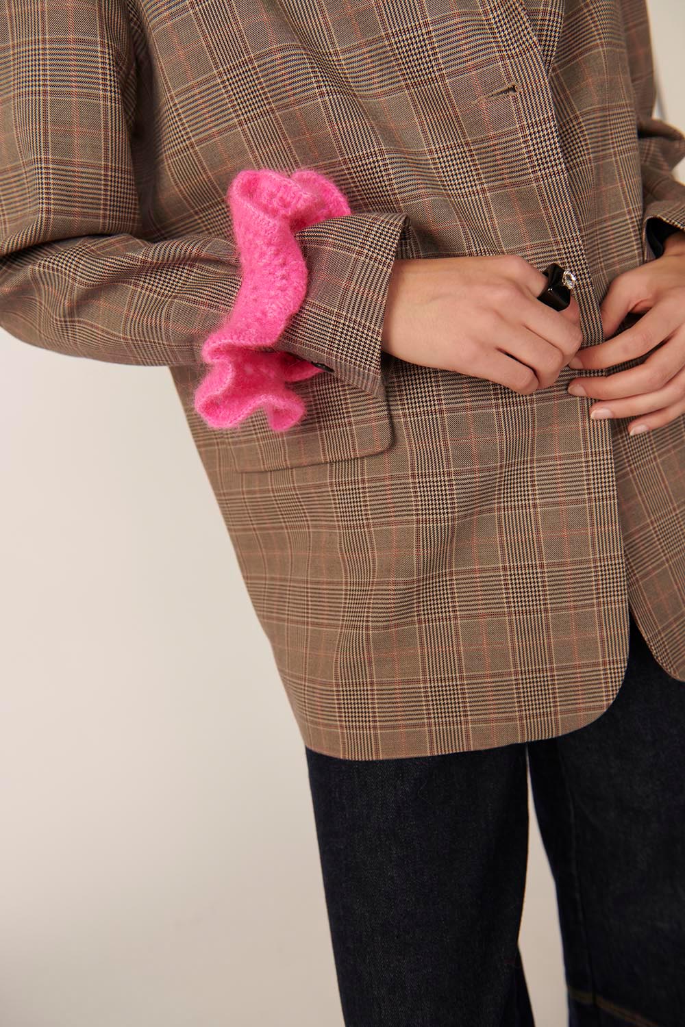 Chouchou Baia Rose Fluo