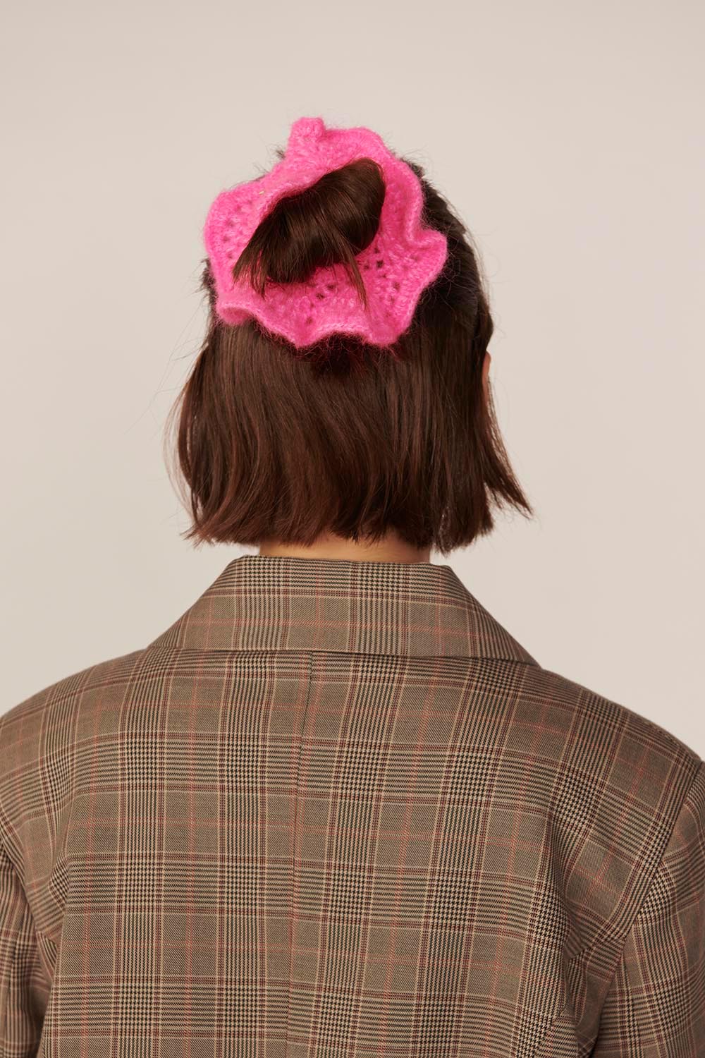 Chouchou Baia Rose Fluo