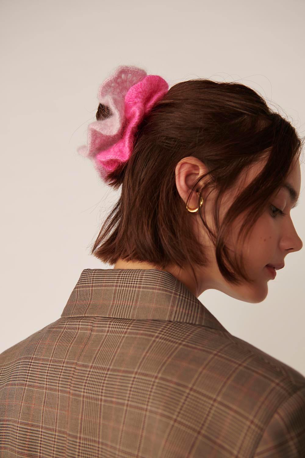 Chouchou Baia Rose Fluo