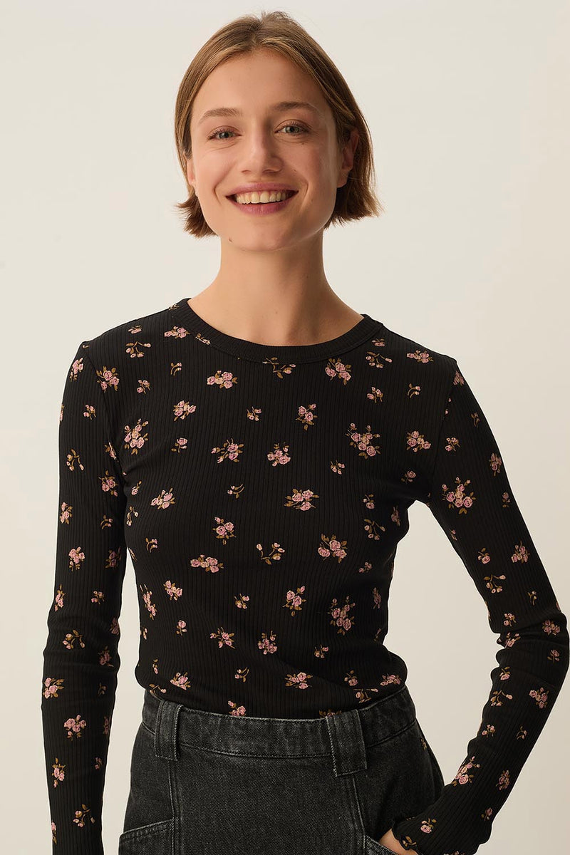 T-shirt Des Petits Hauts Couleur Taupe Taille 38 - Col Très échancré - Occasion Bon état