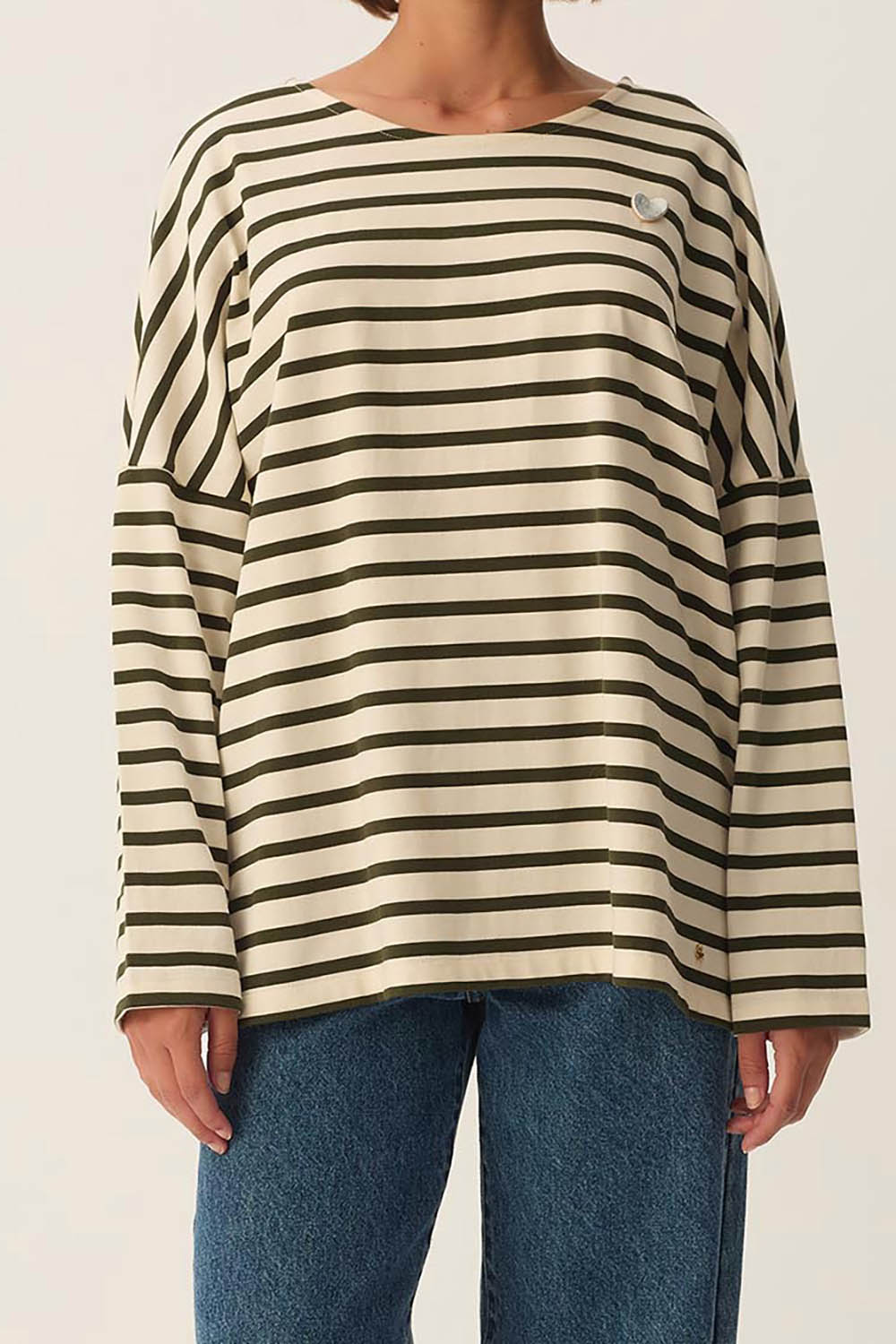 Sweatshirt Filly Ecru/Pickle