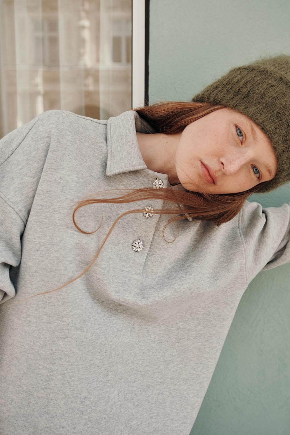 Polo shirt  Joyce Gris Chine