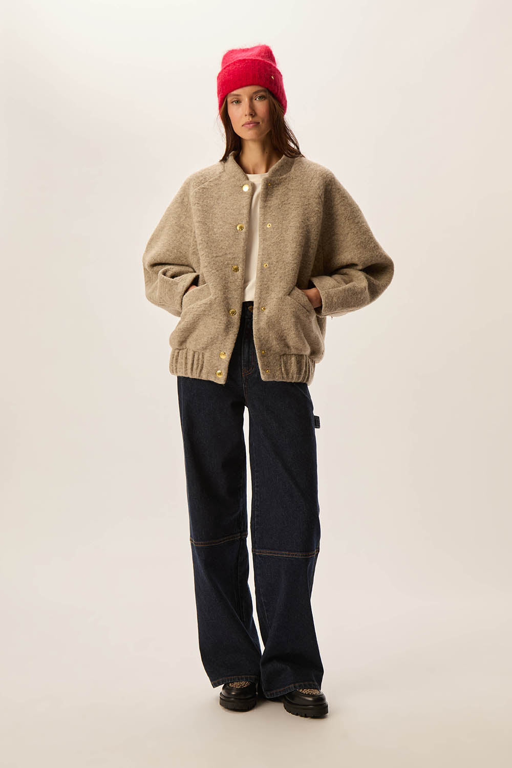 Veste maille Hildou Loup