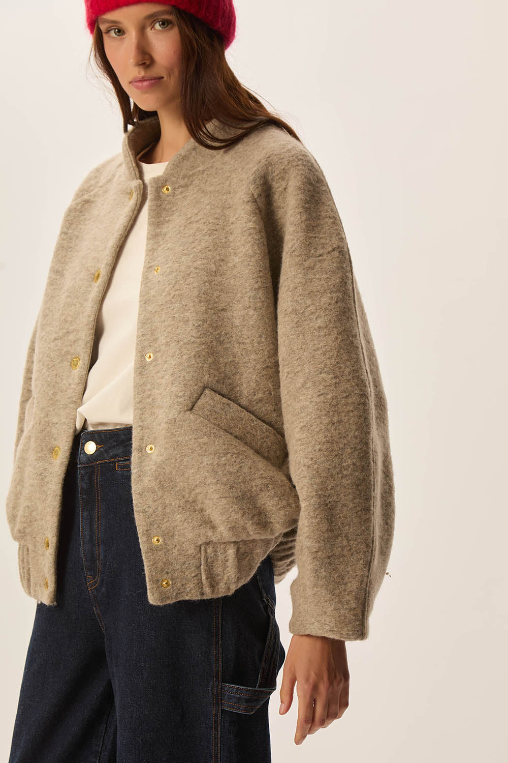 Veste maille Hildou Loup