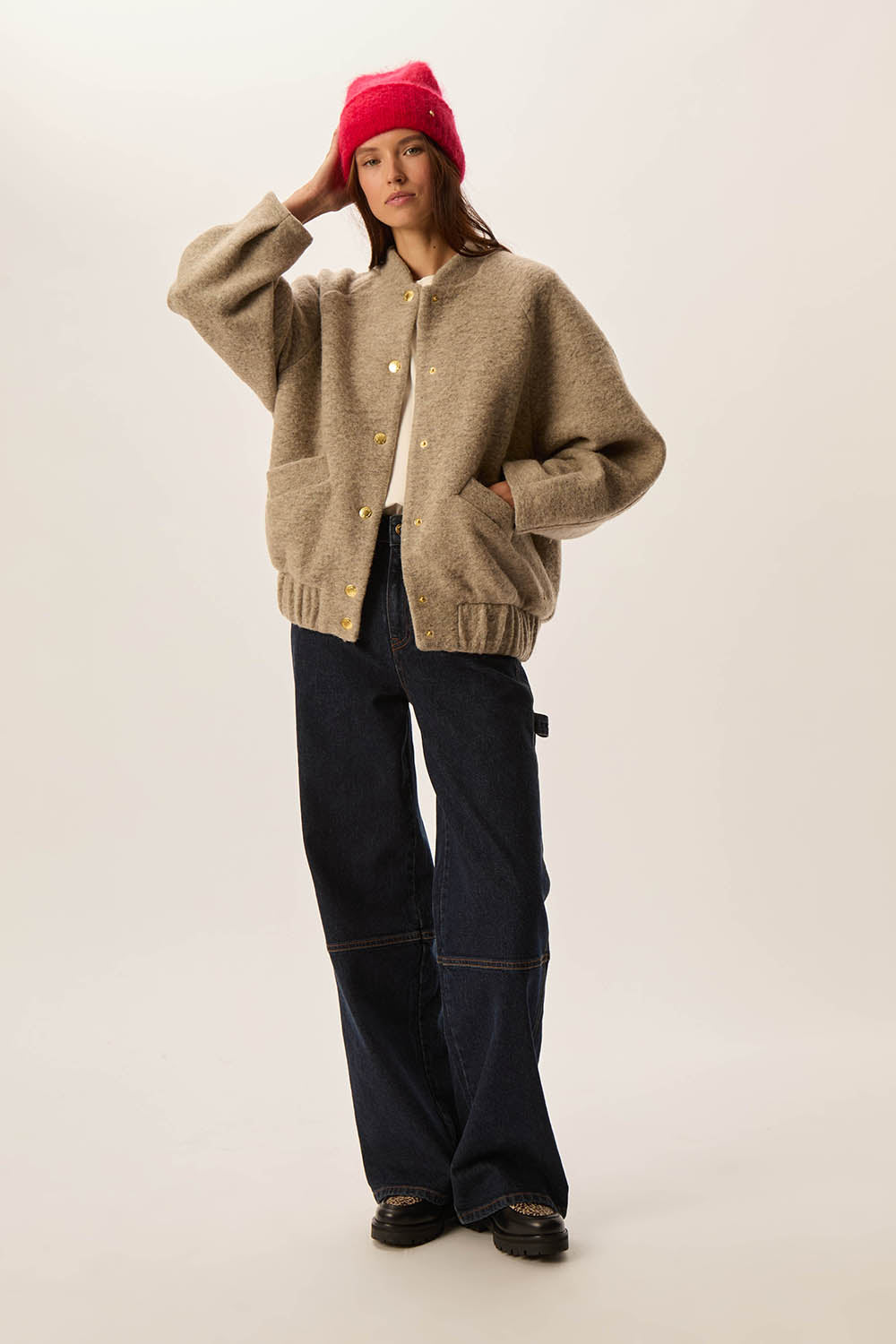 Veste maille Hildou Loup