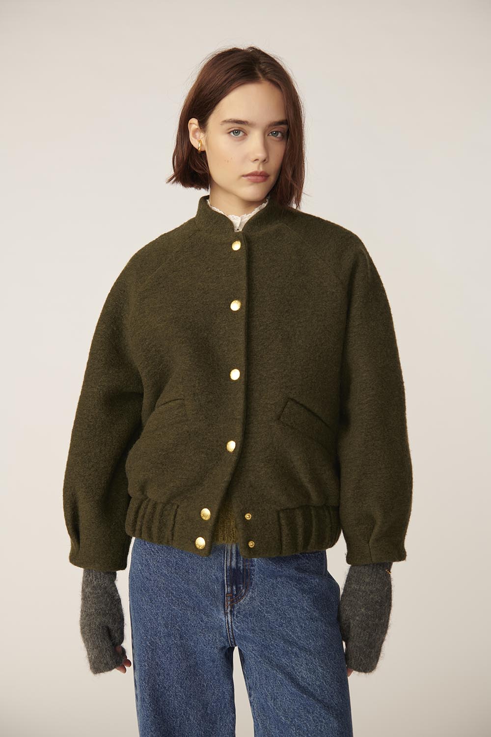 Knitted jacket Hildou Pickle