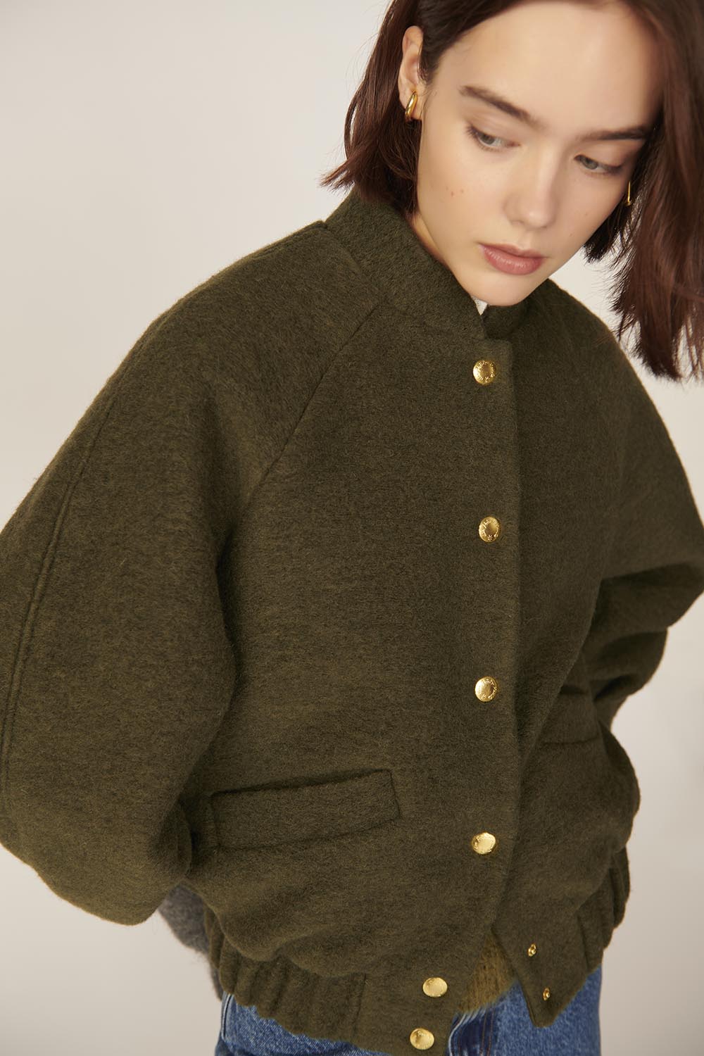 Knitted jacket Hildou Pickle