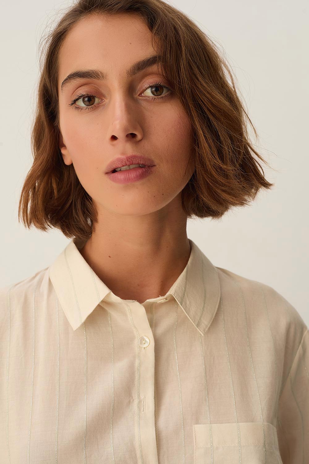 Shirt Tinette Louisiana Silver