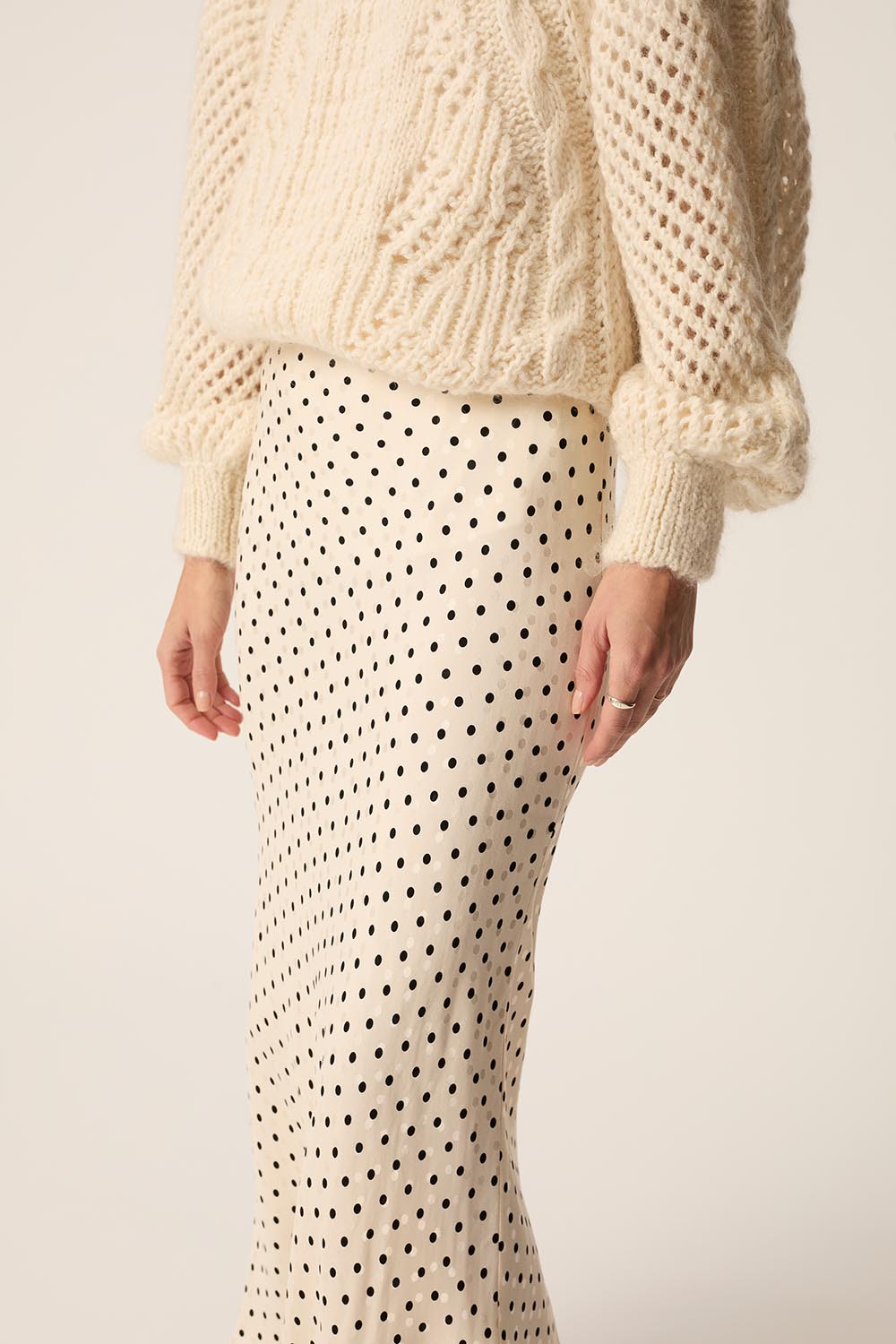 Jupe Yelani Pois Jacquard