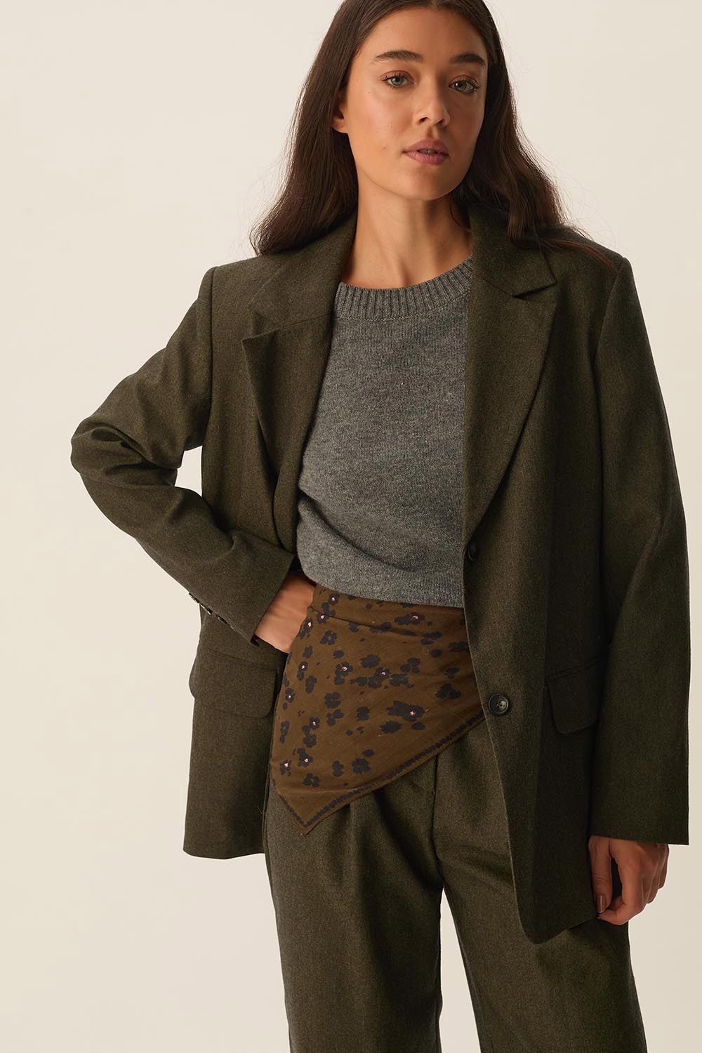 Veste Silhouette Kaki