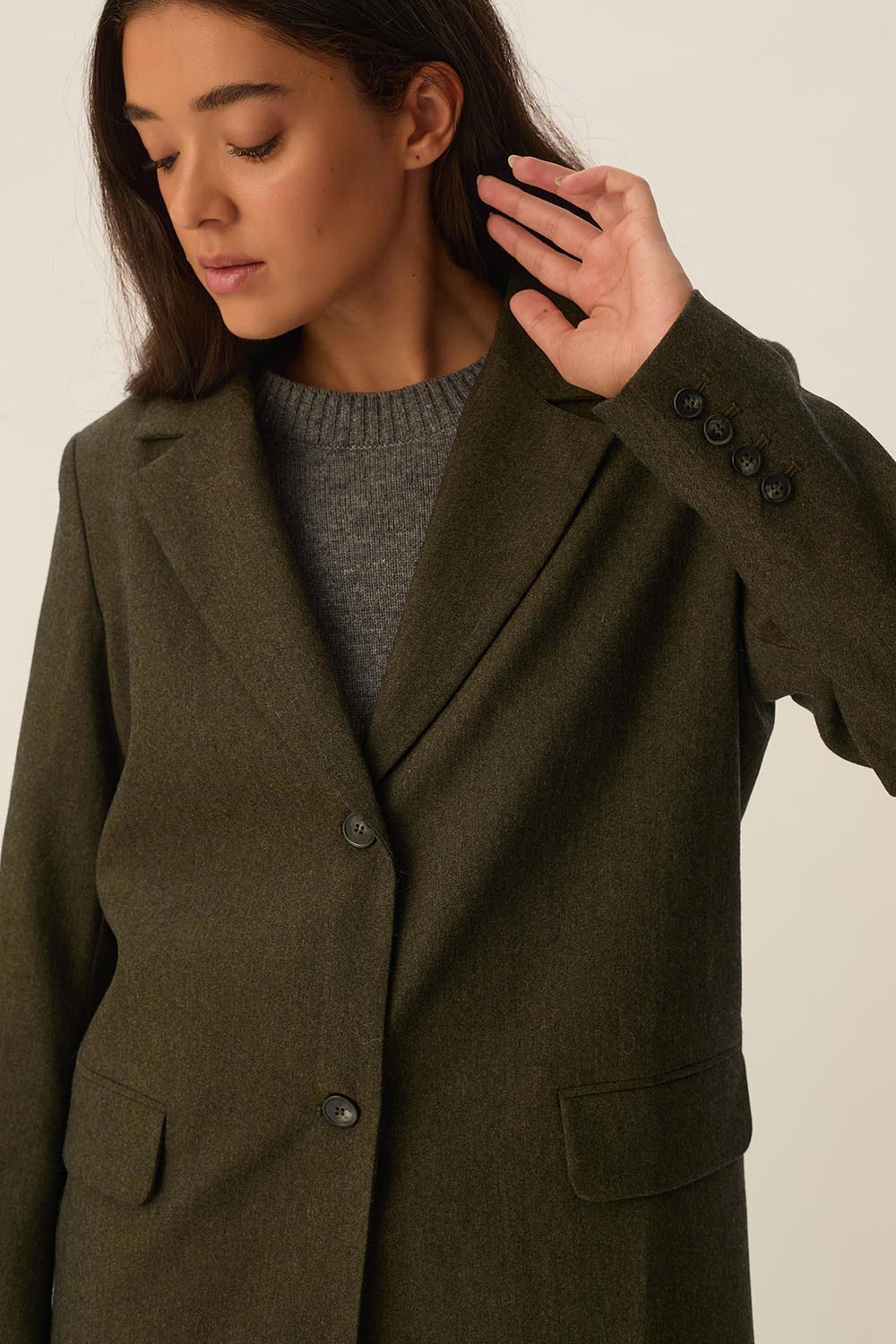 Veste Silhouette Kaki