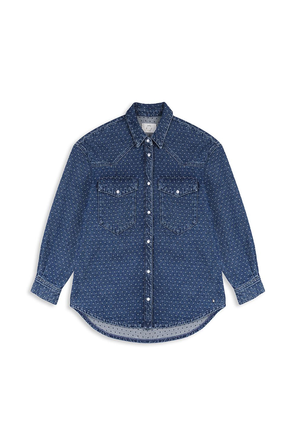 Chemise Lolly Jacquard Middle Blue