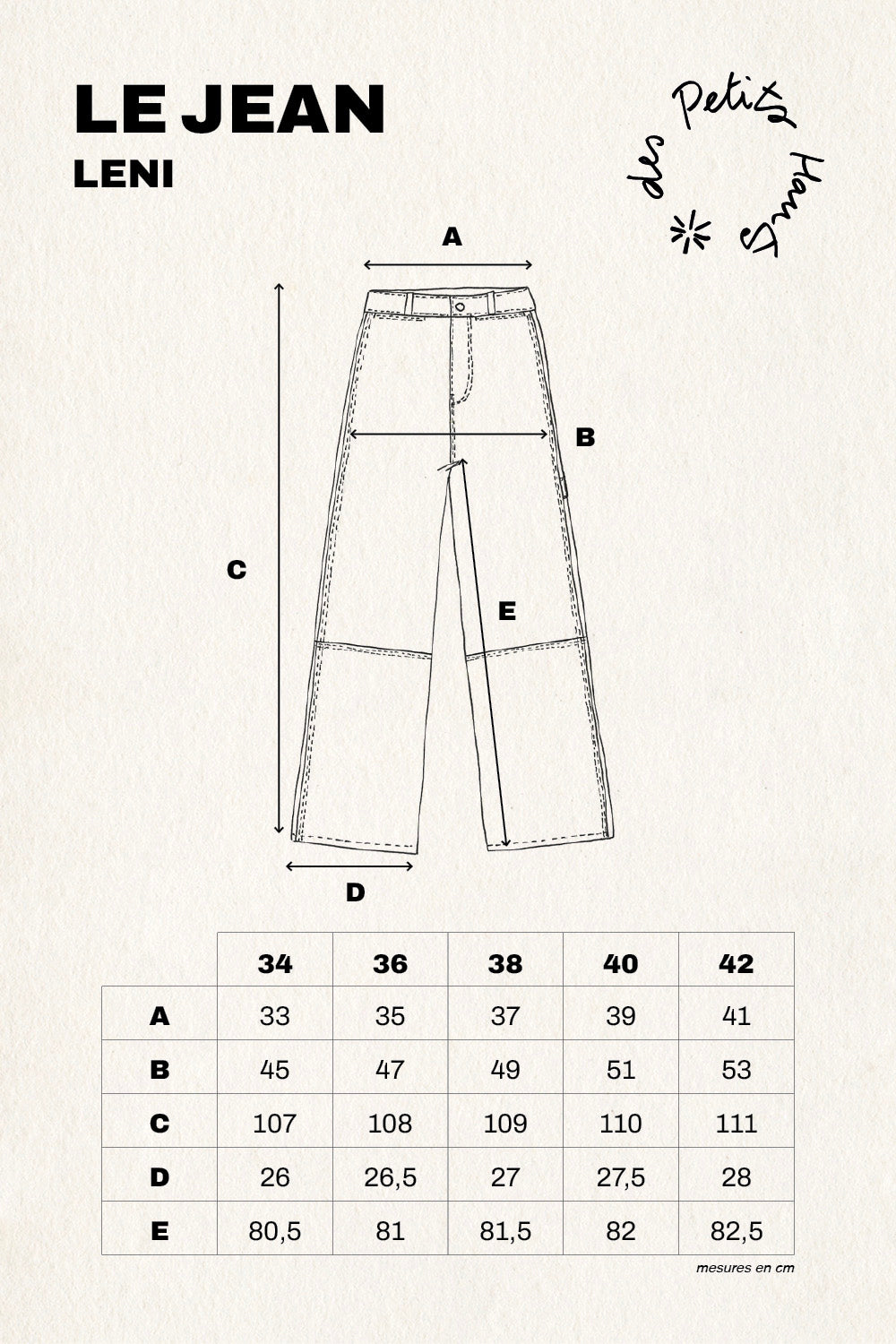 Jeans Leni Brut