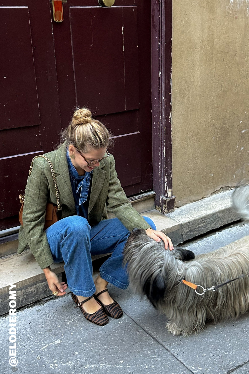 Ballerines Olive Tigrou