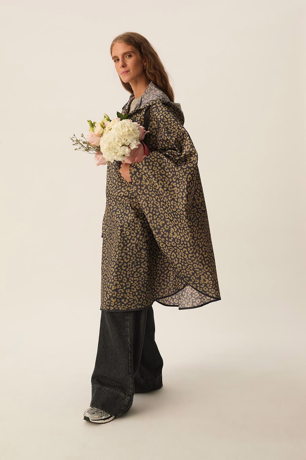 Poncho Imperméable Graou Pistache/Ardoise