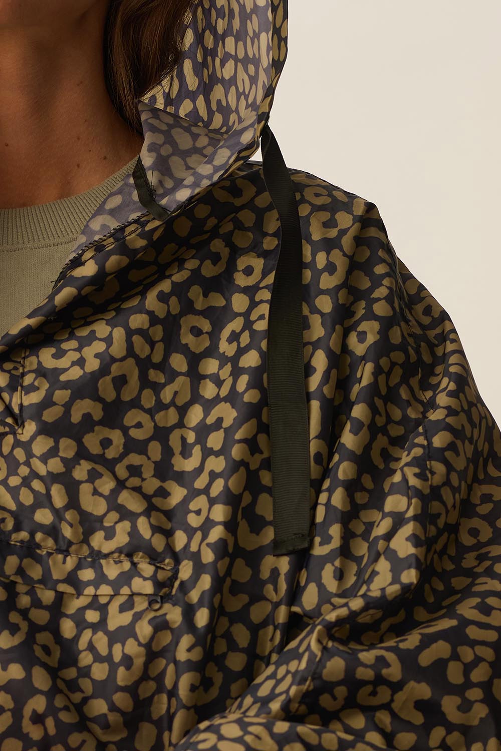 Poncho Imperméable Graou Pistache/Ardoise