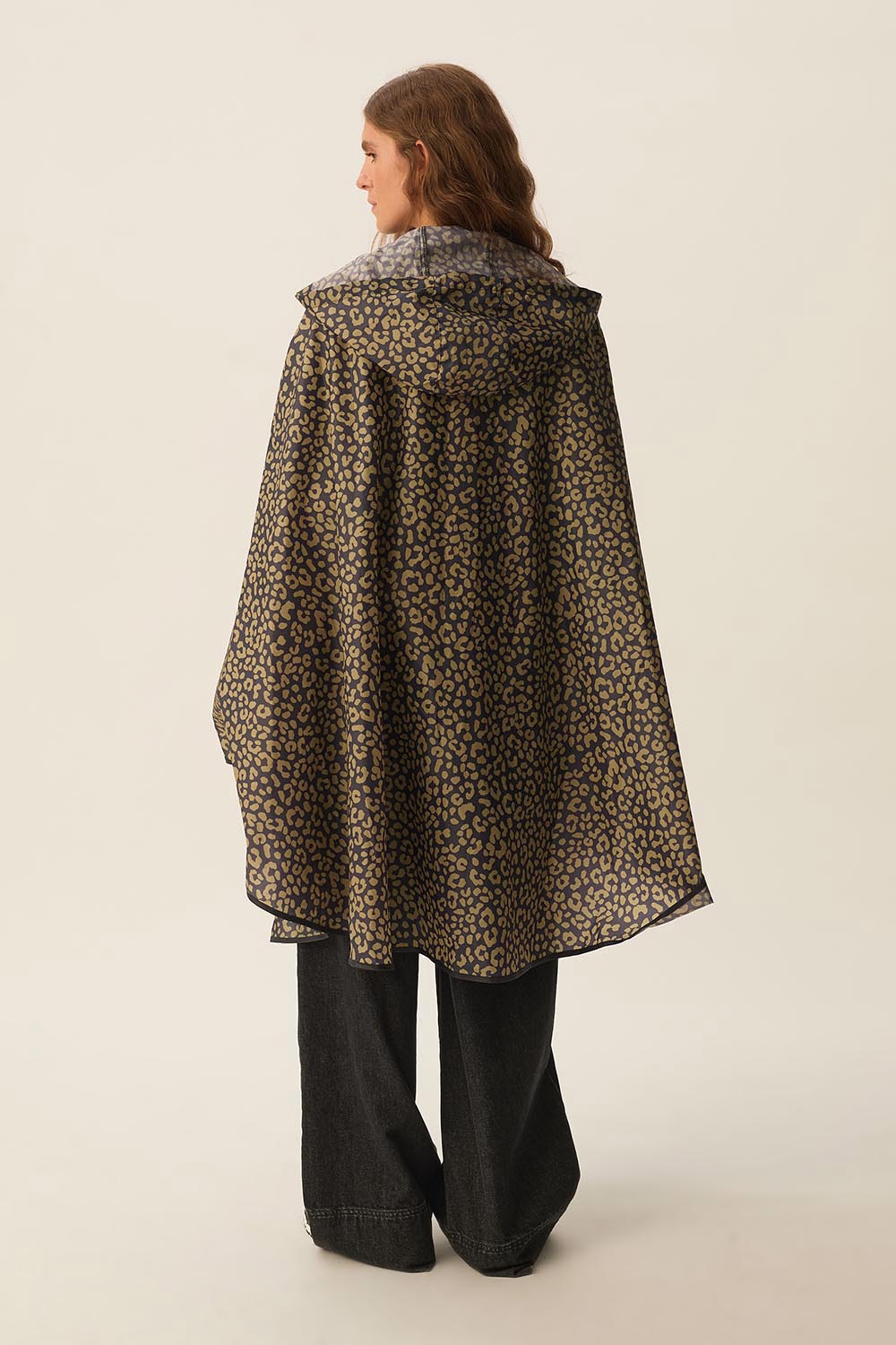 Poncho Imperméable Graou Pistache/Ardoise