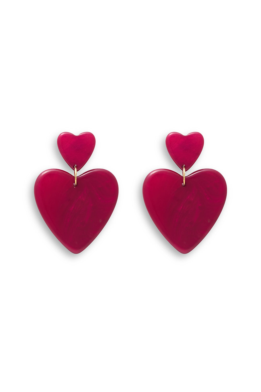 Boucles D'Oreilles Natou Ruby Nacre