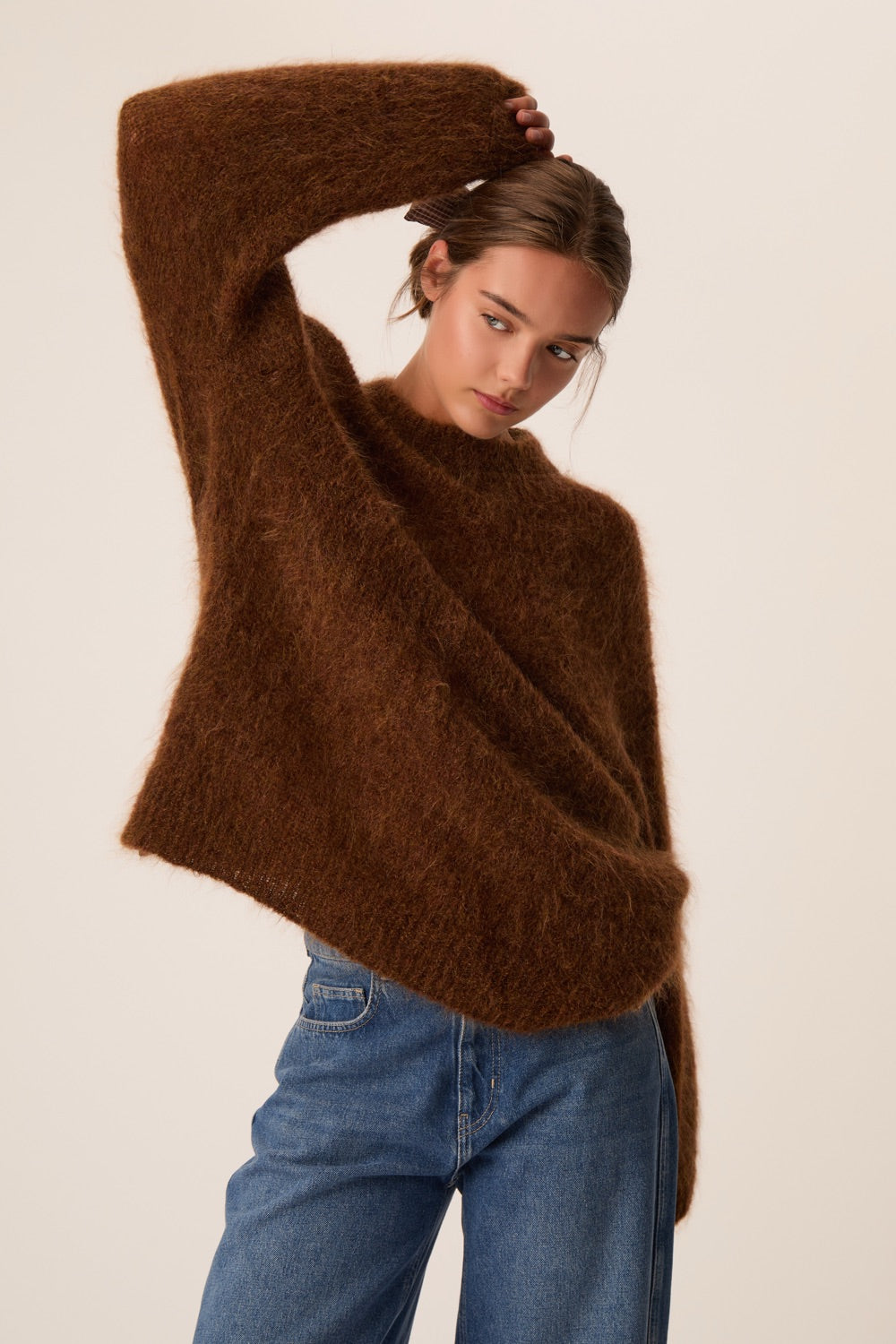 Sweater Alena Heather Cognac