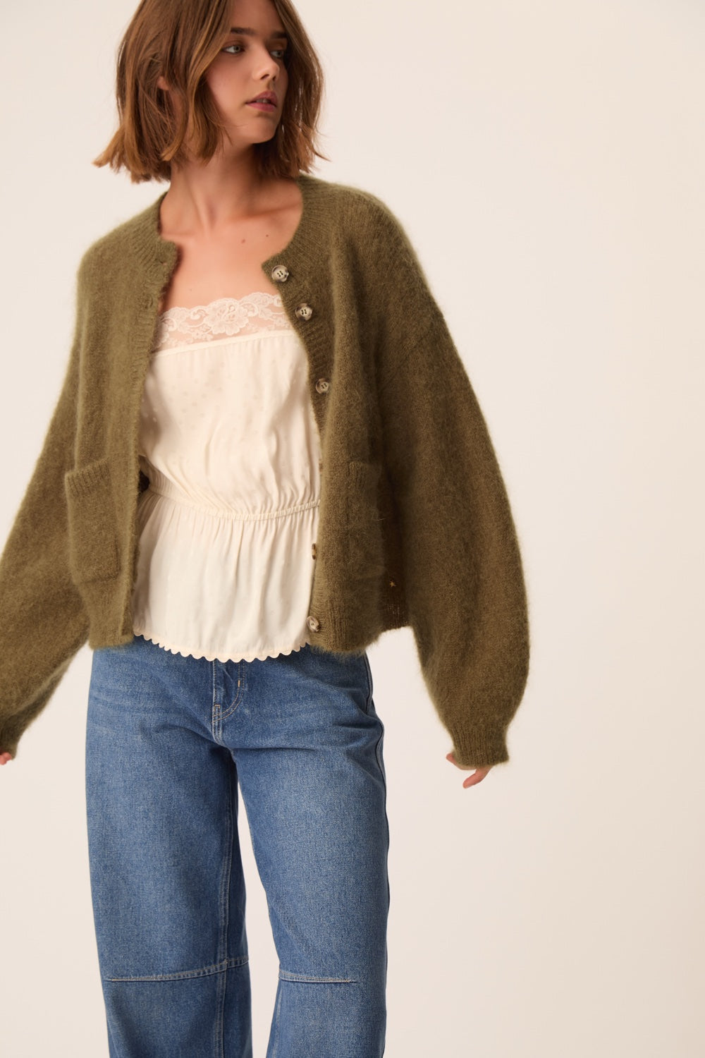 Gilet Aliocha Algue