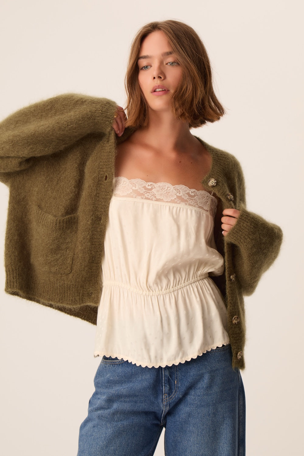 Gilet Aliocha Algue