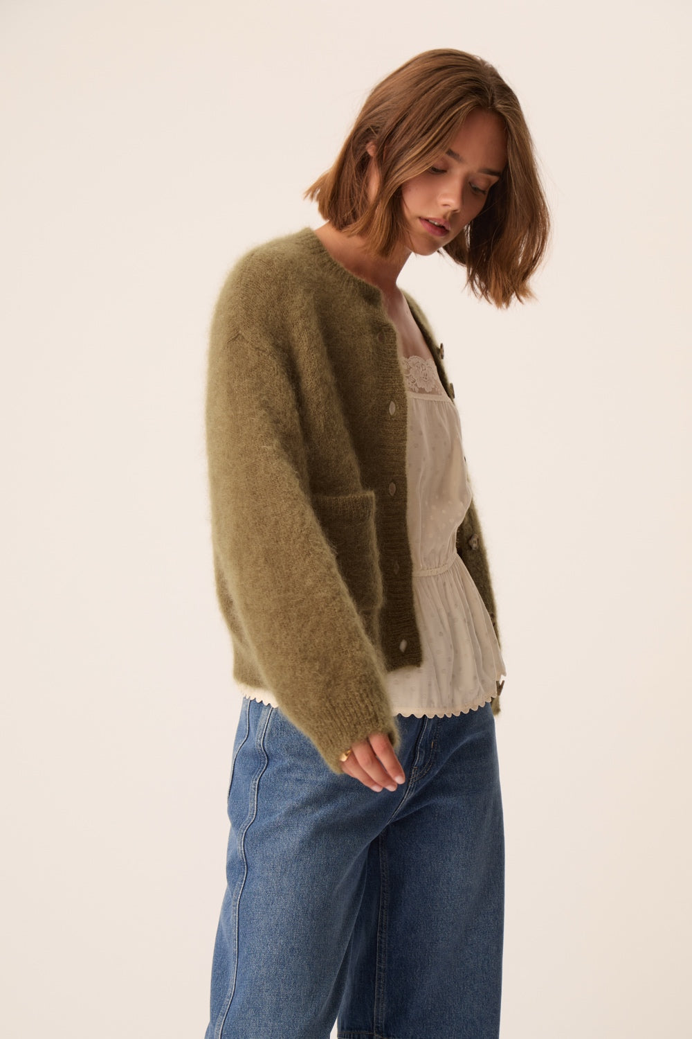 Gilet Aliocha Algue