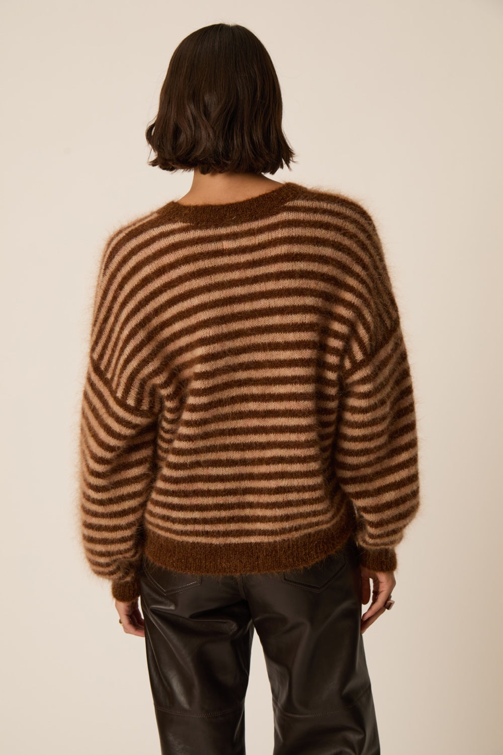 Cardigan Alvaro Cognac Chiné Blush Chiné