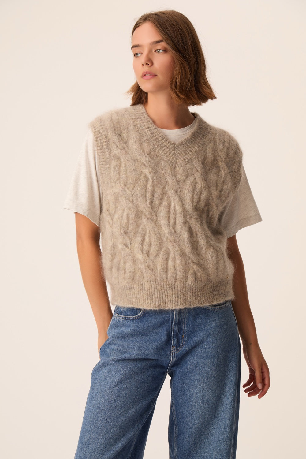 Sweater Almelie Pebble