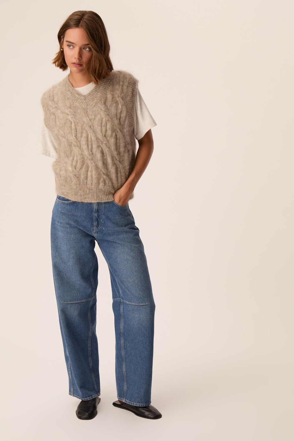 Sweater Almelie Pebble