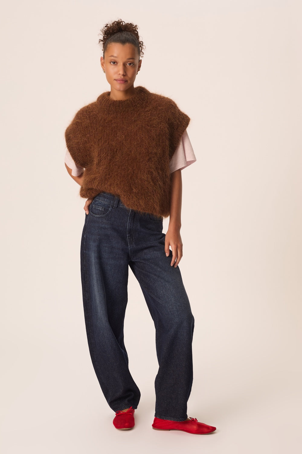 Sweater Alize Heather Cognac