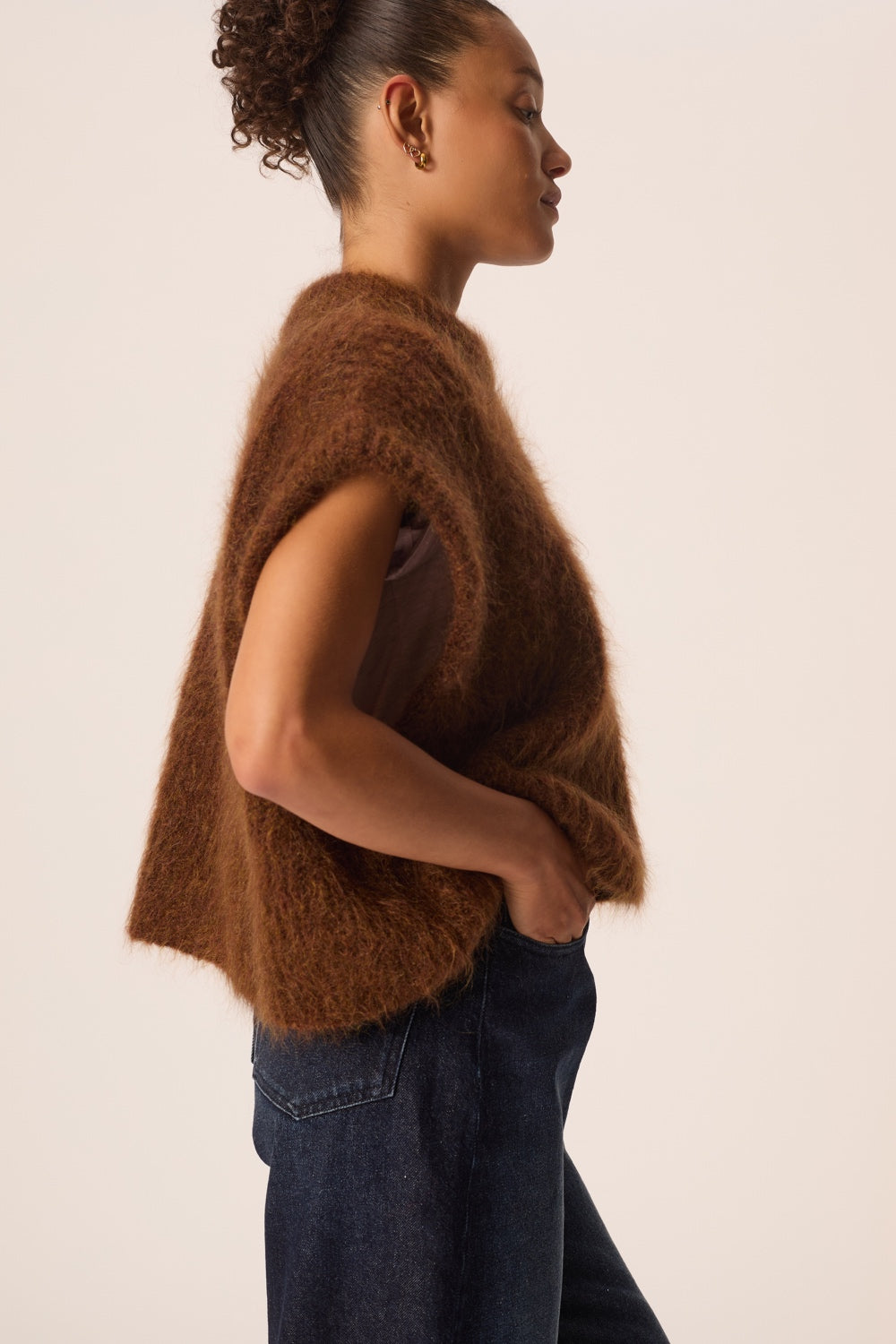 Sweater Alize Heather Cognac
