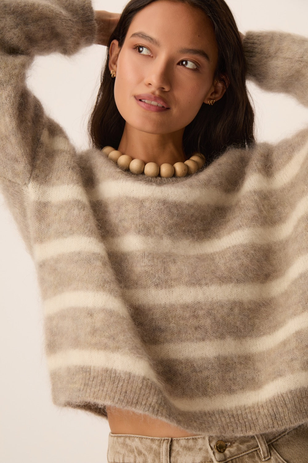 Pull Aleo Galet Creme