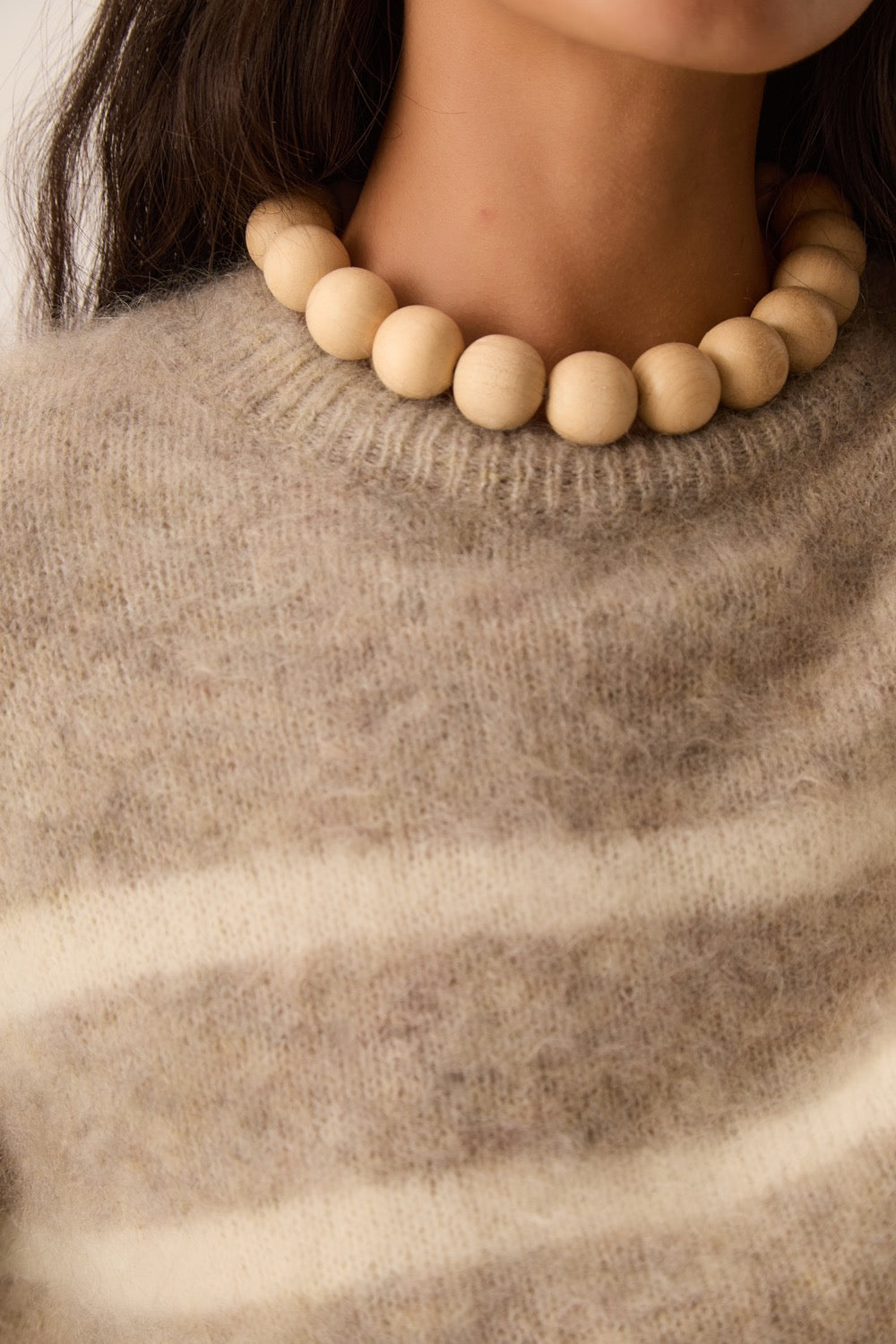 Pull Aleo Galet Creme