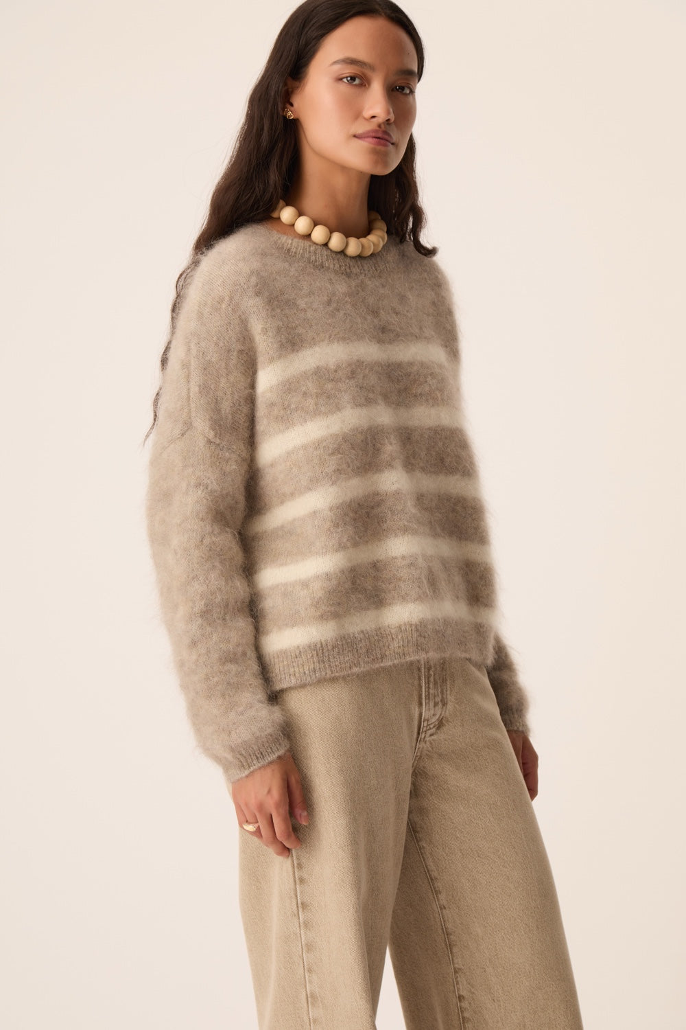 Pull Aleo Galet Creme