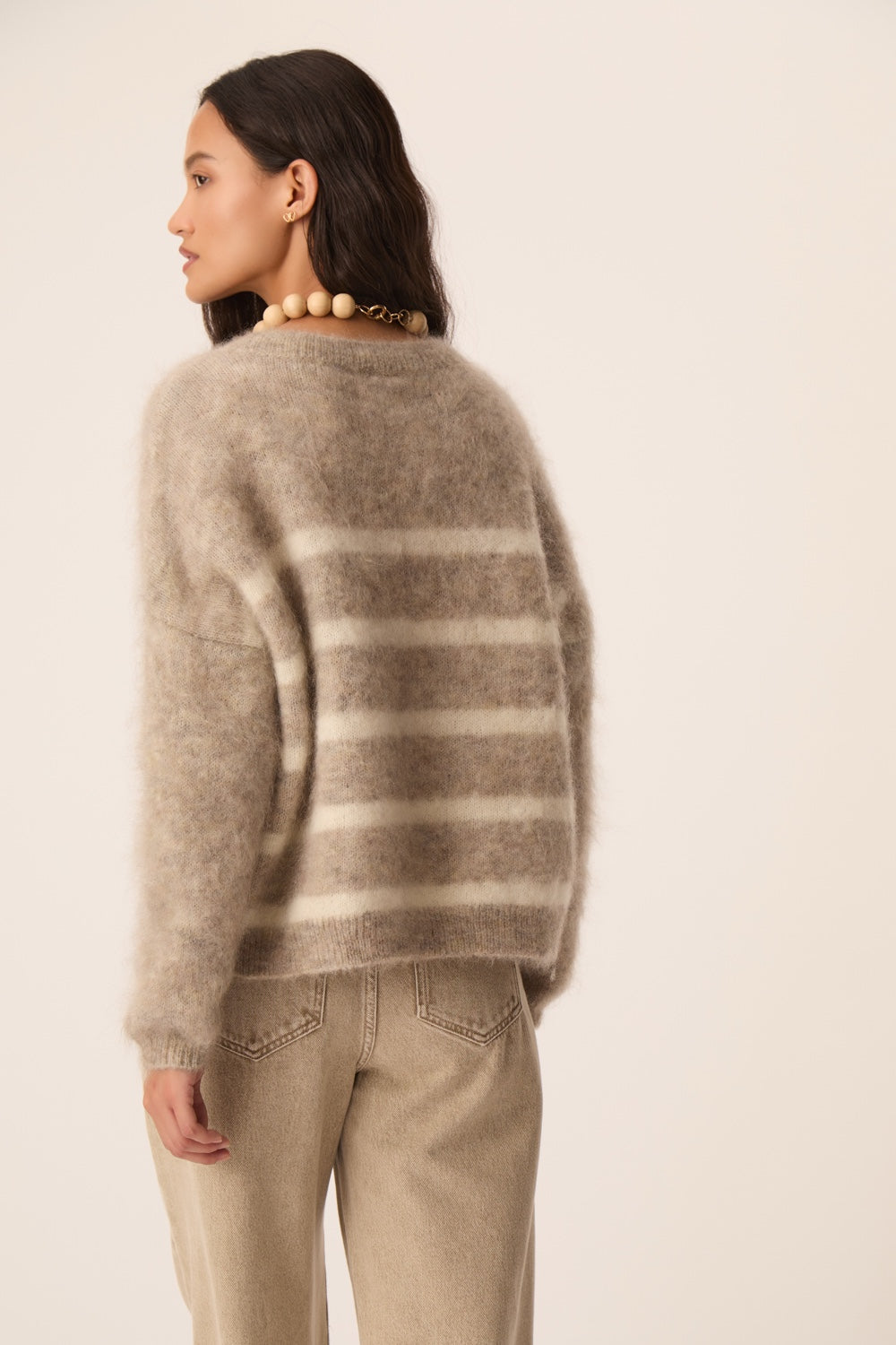 Pull Aleo Galet Creme