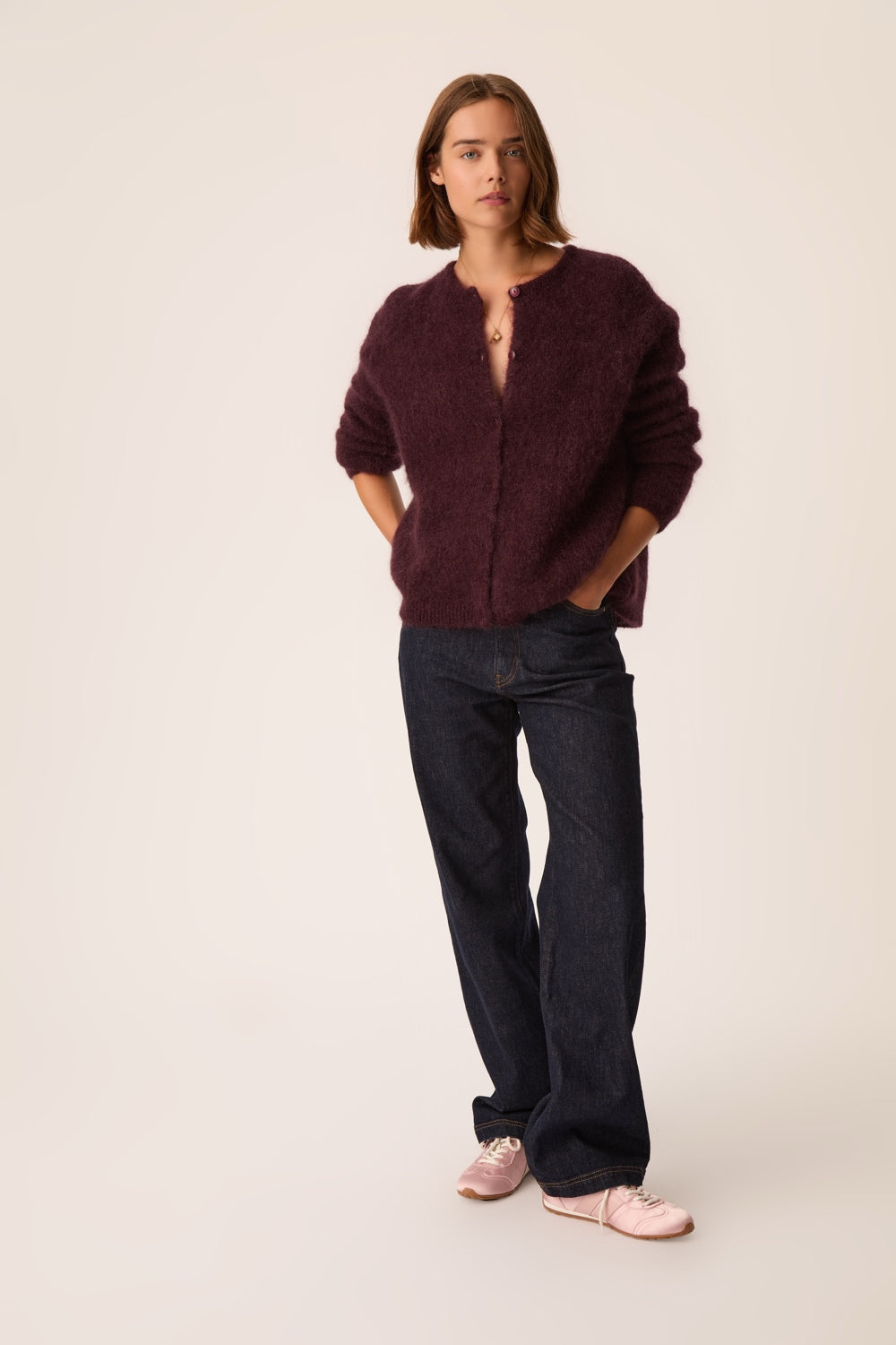Gilet Bea Prune