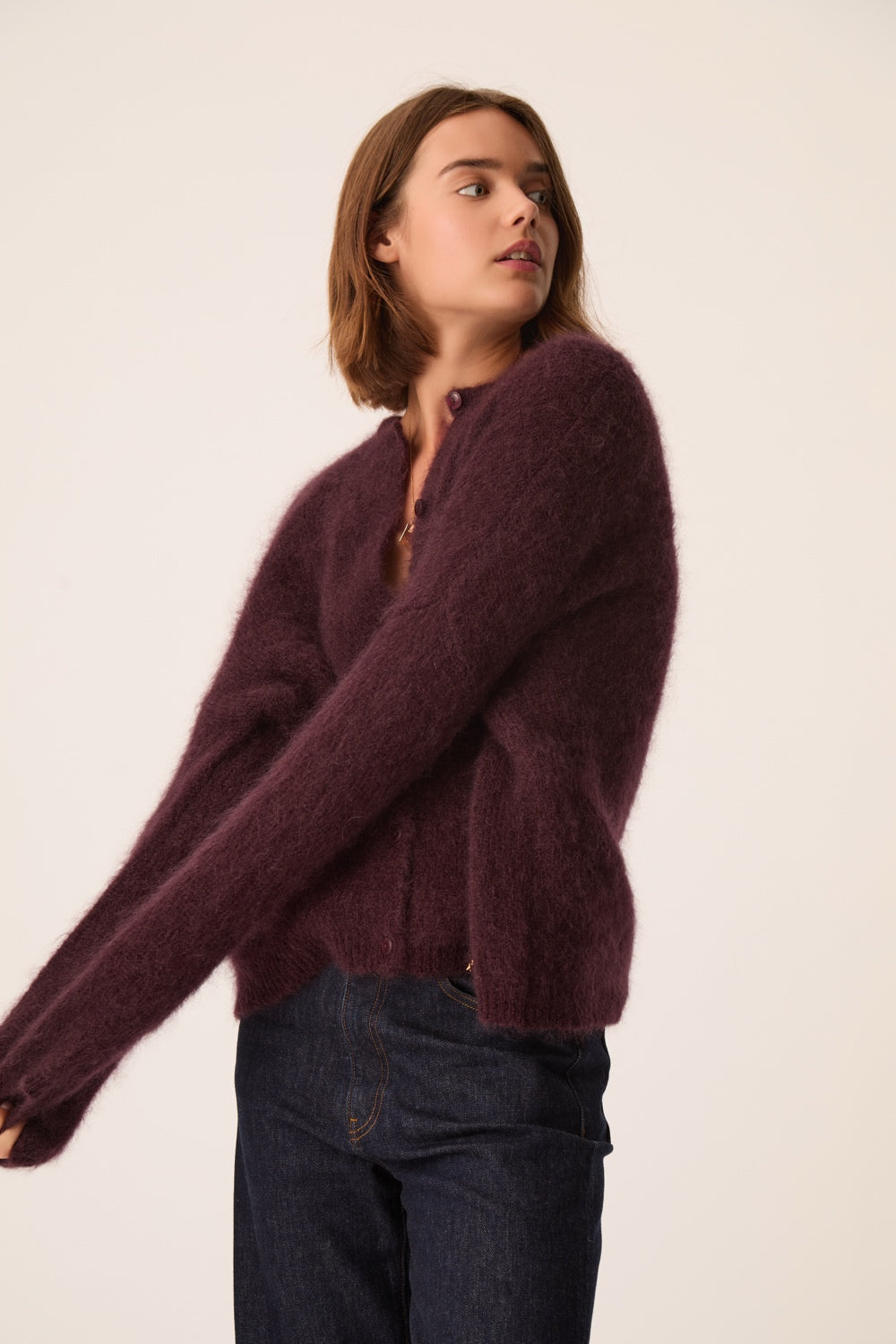Gilet Bea Prune