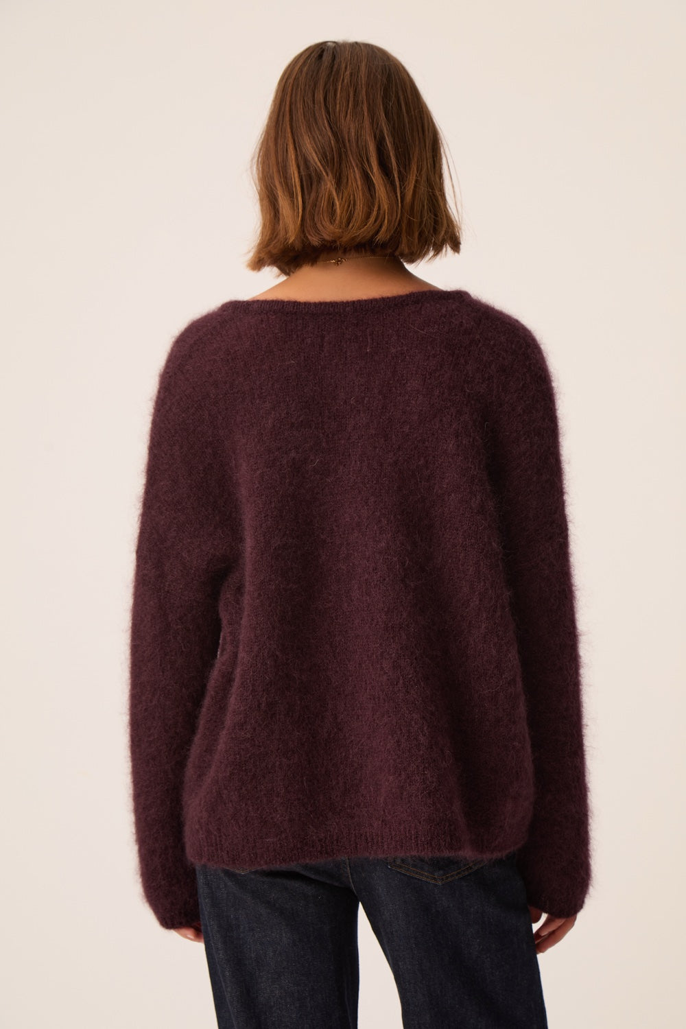 Cardigan Bea Plum