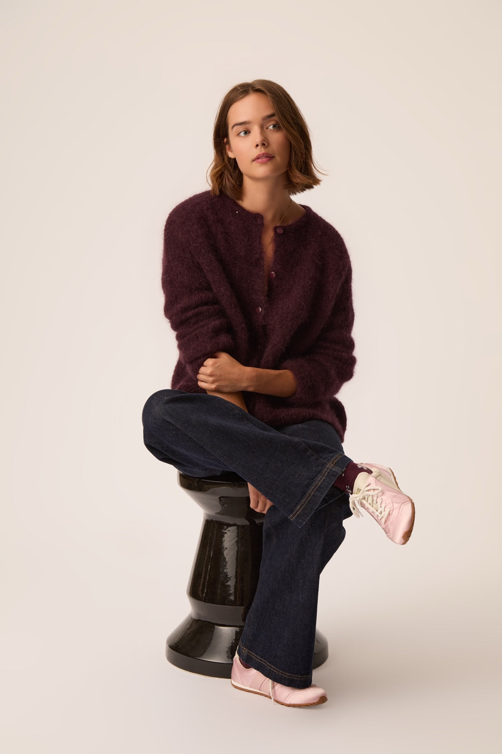 Gilet Bea Prune