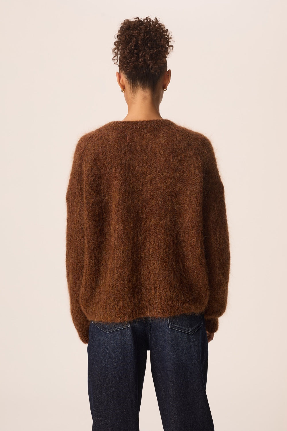 Cardigan Alma Heather Cognac
