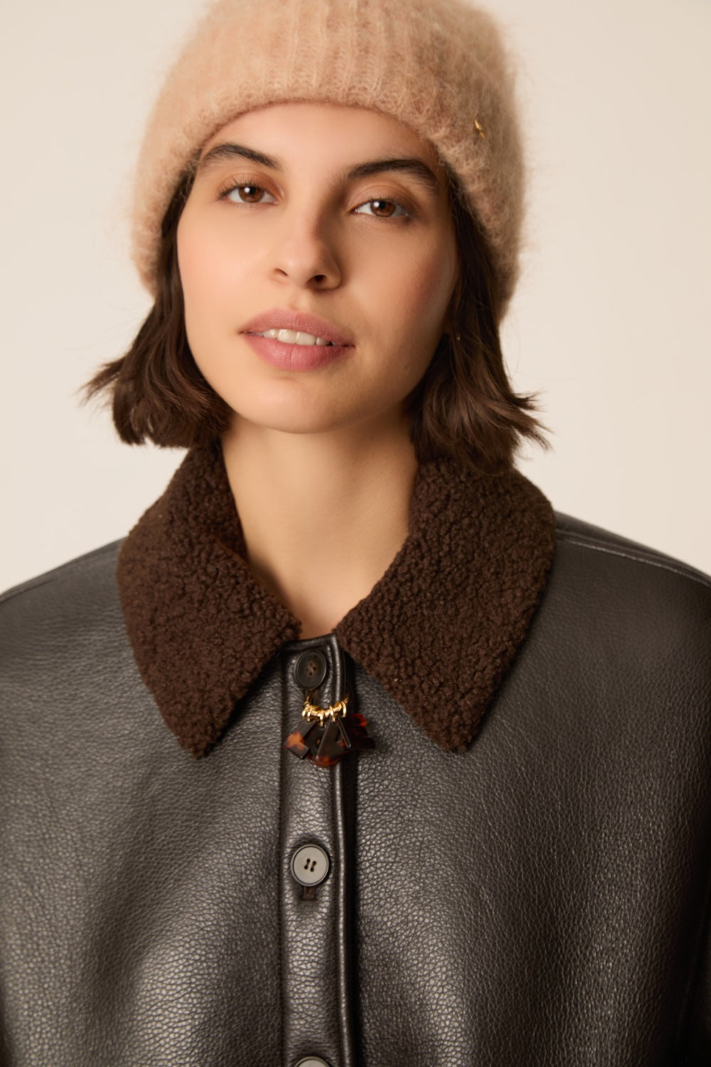 Beanie Alan Blush Chine
