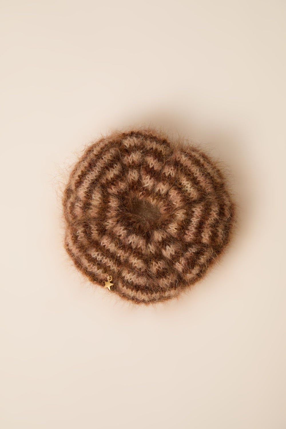 Scrunchie Alienor Cognac Heather Blush