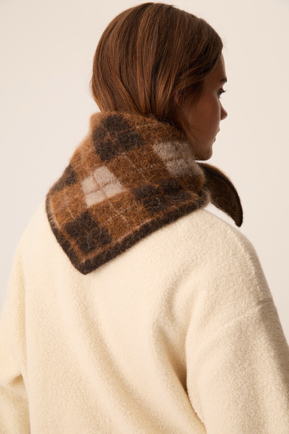 Scarf Coline Argyle Ourson