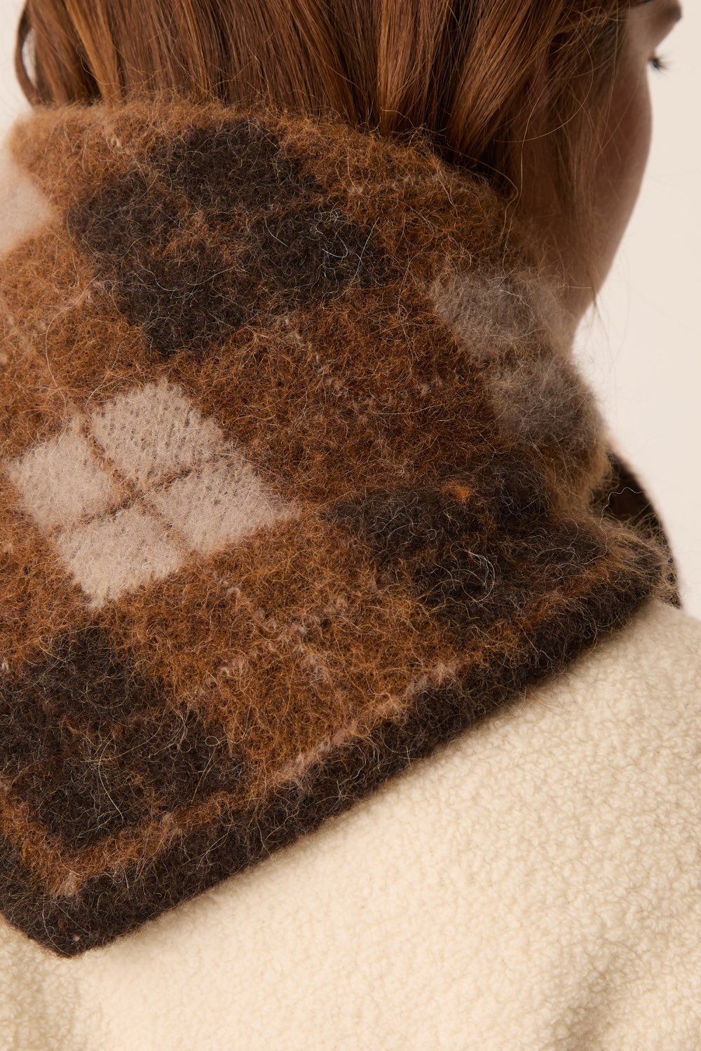 Scarf Coline Argyle Ourson