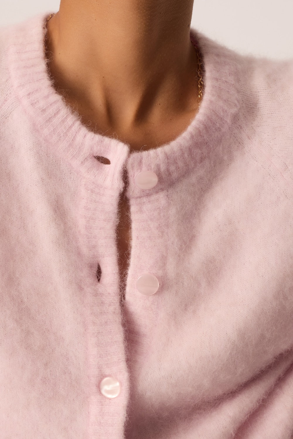 Cardigan Colombine Sugared Almond Pink