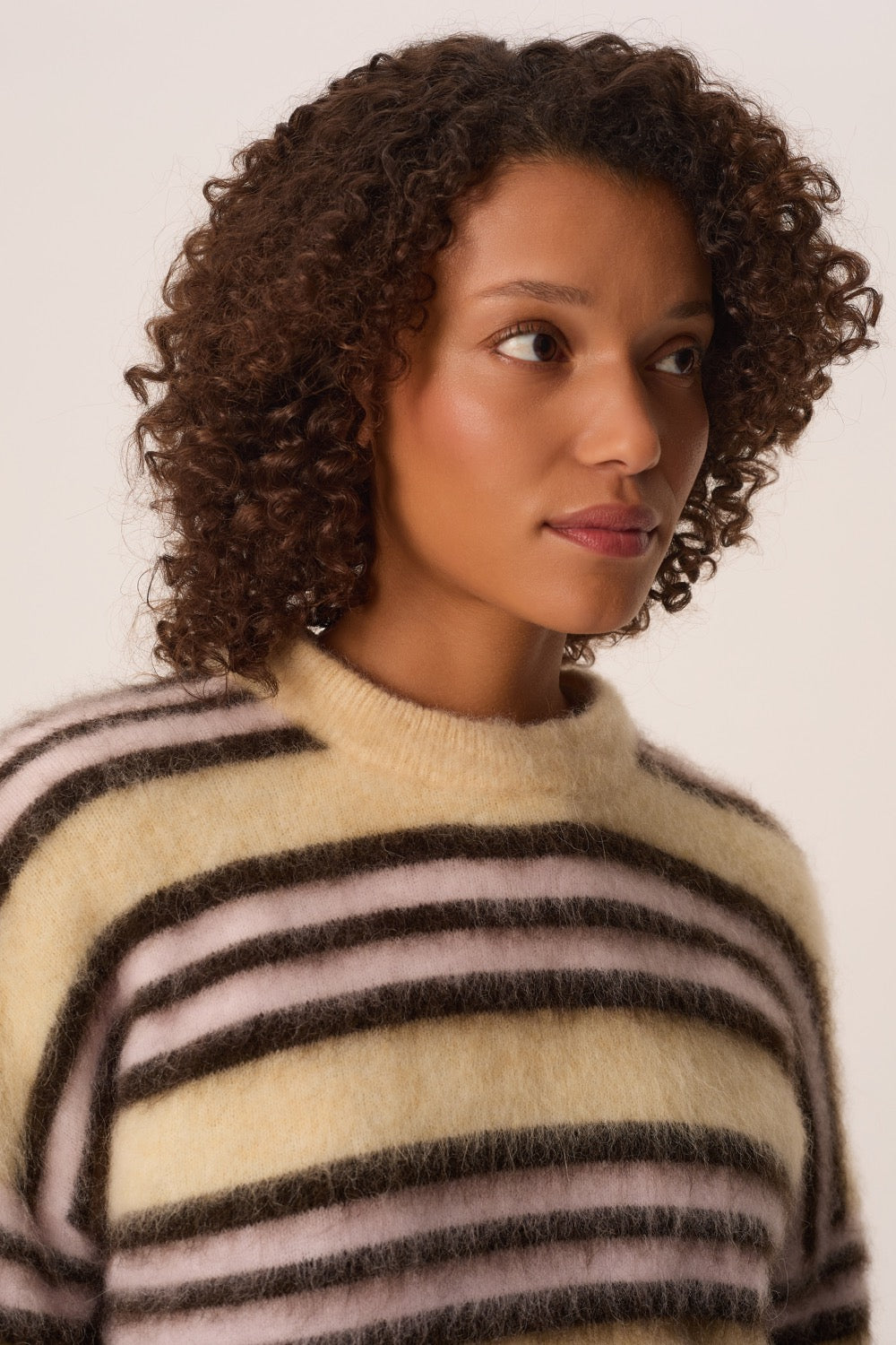 Sweater Conrad Vanille Teddy Brown