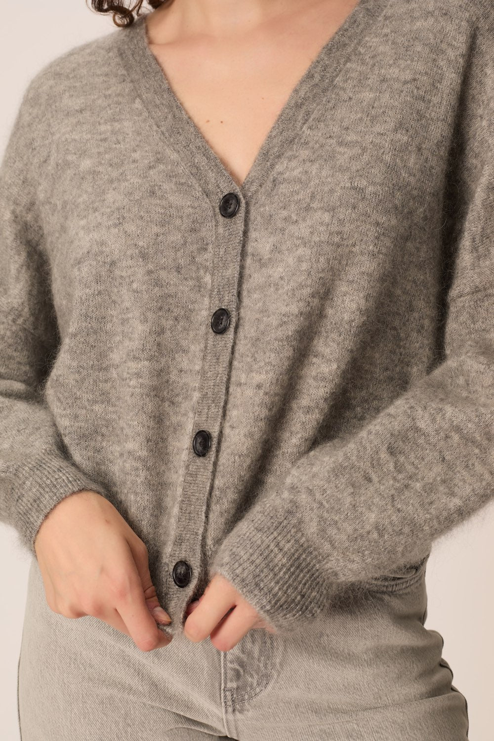 Cardigan Diana Gris Moyen