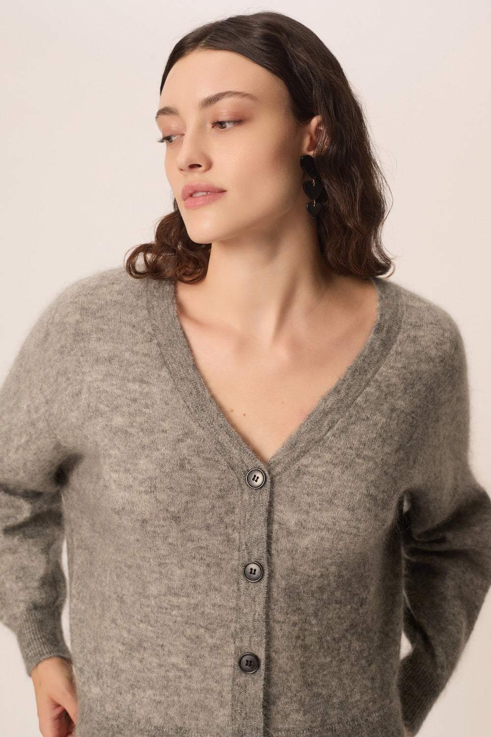 Cardigan Diana Gris Moyen